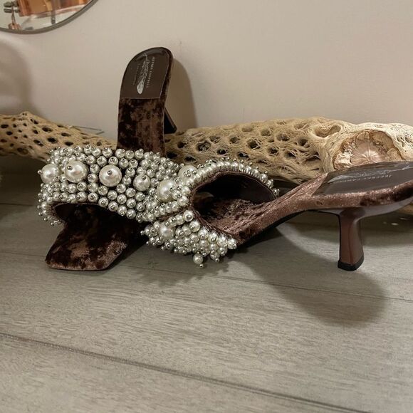 COPY - Free People x Jeffrey Campbell Portia Pearl Heels Size 6.5 - Picture 8 of 10